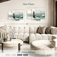 thumbnail image 3 of Elephant Stock La Jument Lighthouse Wall Art - Horizontal Multi Panel Canvas - Living Room Wall Decor - Nautical Multi Panel - Beige And Gray Decor - 43" x 27", 3 of 4