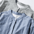 thumbnail image 3 of Camisón de estilo indio de manga larga de hilo de doble capa, pijama de algodón de primavera y verano para mujer, vestido largo con cuello alto, ropa para el hogar, 3 of 5