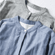 thumbnail image 3 of Camisón de estilo indio de manga larga de hilo de doble capa, pijama de algodón de primavera y verano para mujer, vestido largo con cuello alto, ropa para el hogar, 3 of 5