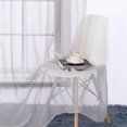 thumbnail image 5 of Ruthy's Textile Silver Sheer Curtains Set of 2 Window Panel Drape Pair 54" X 84" Inch for Kitchen Bedroom Children Living Room Yard, 5 of 5