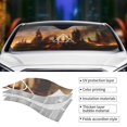 thumbnail image 5 of Windshield Sun Shade Foldable Car Front Window Sunshade For Car Suv Trucks Vans - Best Heat Shield Blocker Visor Cover Blocks Uv Rays And Keeps Your Vehicle Cool-Medium, 5 of 5
