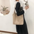 thumbnail image 3 of Bolso grande de mano para mujer, bolso de hombro de piel, bolso de viaje para mujer, bolso de diseñador de piel vegana, 3 of 5