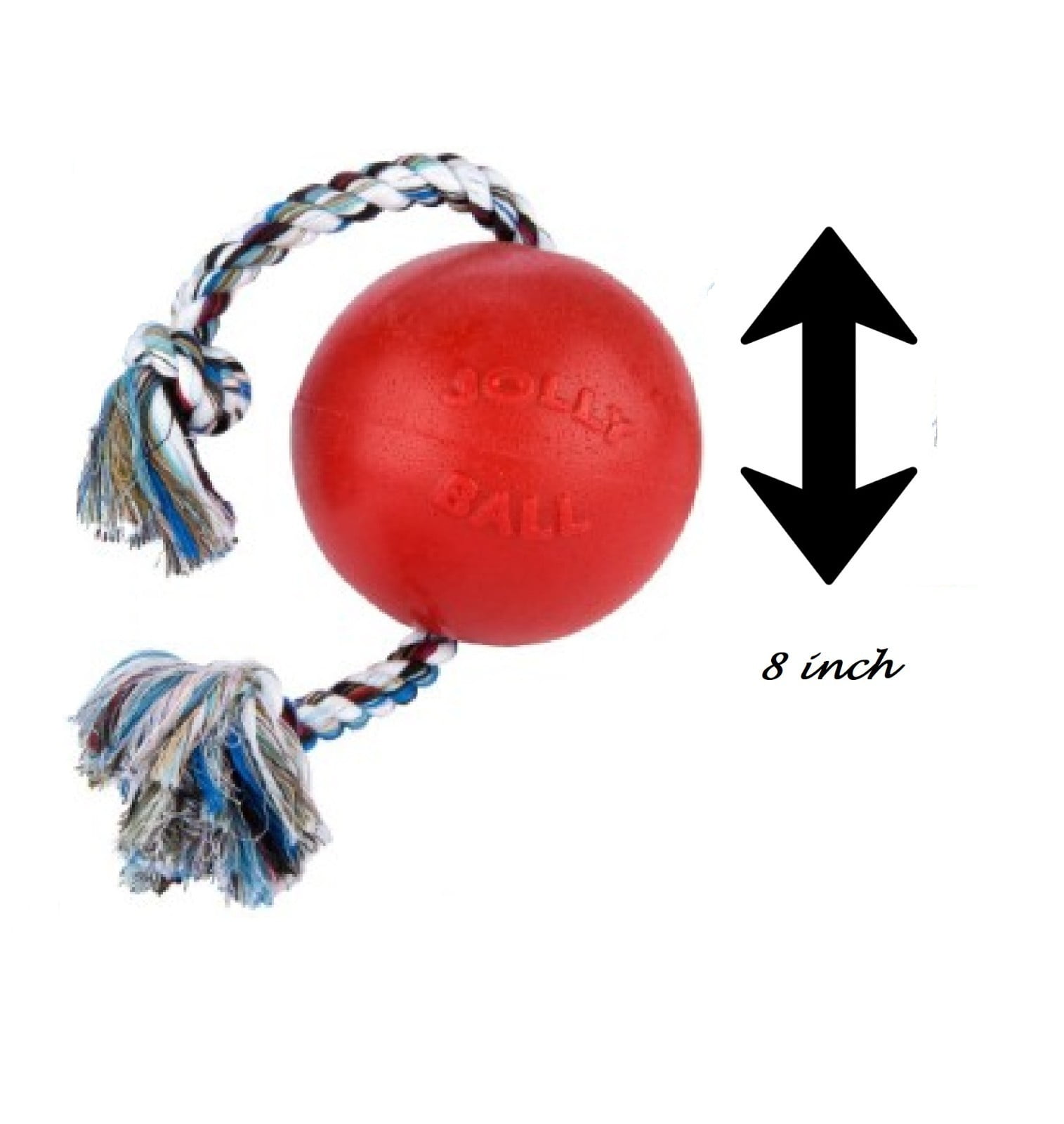 Floating Interactive Rope Dog Horse Toys Romp and Roll Dog Water Tug (Large - Red)