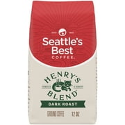 Seattle's Best Coffee Arabica Beans Henry's Blend, Dark Roast, Ground Coffee, 12 oz