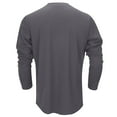 thumbnail image 3 of Men's Summer Cool Long Sleeve V Neck T Shirt - Strip Loose, Great Quality, Polyester, Sizes S - XXXL, 3 of 6