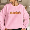 thumbnail image 2 of NMMUED Women's Halloween Sweatshirt, Womens Halloween Tops, Oversized Shirts for Women, Fall Tops for Women 2025, Embroidered Tops for Women, Womens Halloween Apparel, Pink M, 2 of 4