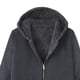 thumbnail image 4 of ICHUANYI Clearance Women Plus Size Fashion Vintage Solid Fleece Hooded Zipper Long Sleeve Thick Coat Tops(Gray, XXL) ICHUANYI WER2023081113763, 4 of 5