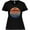 AB-Black, variant on Lake of the Ozarks Distressed Retro Sunset Women's Plus Size T-Shirt