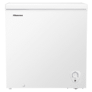 Hisense 7 Cu Ft Chest Freezer White - compact, Energy-efficient freezer ideal for bulk food storage in homes, garages, and small spaces