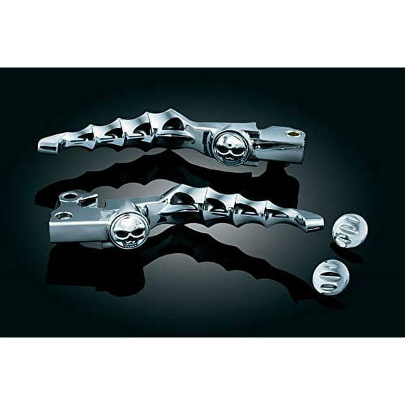 Kuryakyn 1060 Motorcycle Handlebar Accessory: Zombie Clutch and Brake Trigger Levers for 2004-13 Harley-Davidson Sportster Motorcycles, Chrome, 1 Pair