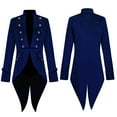 thumbnail image 1 of TIEVOSA COS European and Tuxedo Mes Windbreaker Mid Length Retro Halloween, 1 of 8