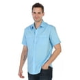 thumbnail image 2 of Gioberti Mens Casual Western Solid Short Sleeve Shirt with Pearl Snaps, 2 of 4