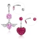 thumbnail image 3 of Piercings de Ombligo Anillo de Ombligo de Acero Inoxidable 3 Colores Rhinestone Anillo de Ombligo de Ombligo Joyería de Piercing de Acero Inoxidable con Barra Anillo de Ombligo ANGGREK  Otros, 3 of 8