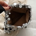 thumbnail image 7 of Womens Fashion Evening Clutch Purse Y2k Sparkly Glitter Sequin Shoulder Crossbody Bag Totes Satchel Wedding Party, 7 of 7