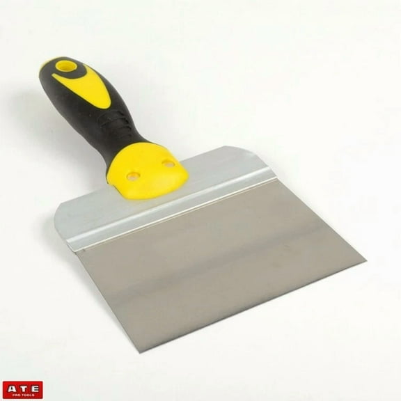 6 Flexible Stainless Steel Drywall Joint Taping Knife W/Soft Grip Handle