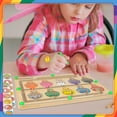 thumbnail image 3 of sixwipe Magnetic Color & Number Maze, Wooden Color Matching Learning Counting Puzzle Board, Magnetic Puzzle Toys for Boys Girls 3 4 5 Years Old, 3 of 8