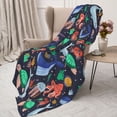 thumbnail image 3 of Sikiie The Underwater World Cozy Flannel Fleece Throw Blanket: Lightweight & Thick for All Seasons - Perfect for Women, Men, & Kids"40"x30", 3 of 6
