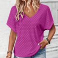 thumbnail image 2 of Women Blouses Compression Workout Corduroy Flannel Women Quick Fit Womens Tops 3/ 4 Sleeve Loose Fit Long Sleeve Thin Shirt Tee Shirts Casual Ladies Long Dress Tops Business Shirts Extra Hot Pink S, 2 of 5