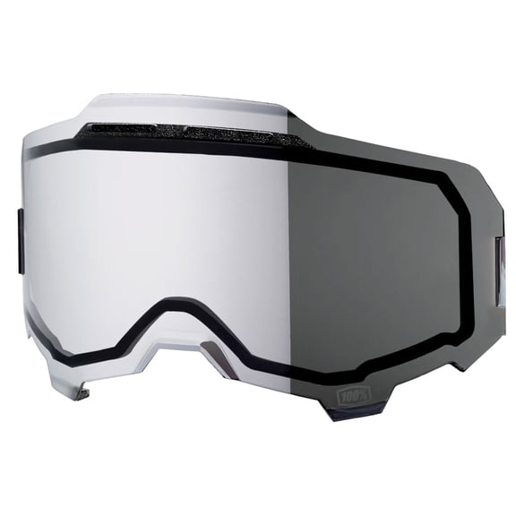 100% Armega Replacement Lens Silver Mirror Vented Dual
