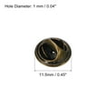 thumbnail image 2 of Uxcell Pin Backs Metal Lapel Pin Backing Brooch Holder Decorative Accessories with Storage Box Bronze Tone 50 Pack, 2 of 5