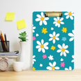 thumbnail image 2 of FORMRS Acrylic Clipboard with Low Profile Clip Standard A4 Letter Size, 12.5" x 9", Small Daisy, 2 of 8