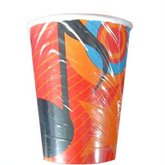 Rock Star 9oz Paper Cups (8ct)