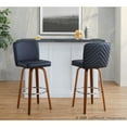 thumbnail image 3 of LumiSource Henry 30" Fixed-Height Barstool - Set of 2, 3 of 11