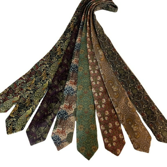 Wehilion Floral Ties for Men Cravat Jacquard Luxury Wedding Neckties for Groomsmen