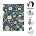 thumbnail image 4 of Pioneer Flower Blanket,Comfortable Soft Flannel Throw Blanket,All Season,Warm Lightweight Blankets for Sofa Bed Couch Living Room Chair,30"x40"(80x100cm), 4 of 4
