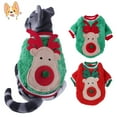 thumbnail image 2 of All-Match Pet Sweater Cartoon Design Fleece Two-Legged Dog Clothes – Warmth for Christmas, 2 of 8