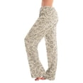 thumbnail image 2 of Women Leopard Print Pajama Pants Elastic Waist Lounge Pants Comfy Lightweight Soft Sleepwear Drawstring Casual, 2 of 5