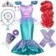 thumbnail image 1 of Disfraz de Sirenita Ariel de Yosbabe para niñas de 7 a 8 años, 1 of 7
