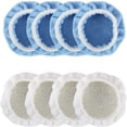 thumbnail image 1 of 8Pcs Car Polisher Pad Bonnet Set Soft Microfiber Polishing Bonnet Buffer Waxer Auto Care Buffing Pad Cover for Car Polisher Buffer Waxers Bonnet (5-6 Inch), 1 of 1