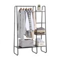 thumbnail image 1 of SunnyPoint Freestanding Clothes Metal Garment and Accessories, Organizer Closet Rack (WHT), 1 of 5