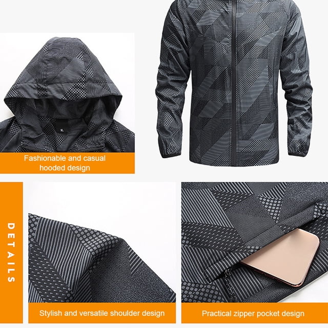 Baohd Fashionable And Slim Fit Windproof Motorcycle Coat For Sports Riding Sports Riding Clothing Jacket Dark Grey 5XL
