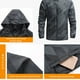 thumbnail image 5 of Sonducket Chaqueta ligera y transpirable con capucha para campeones de ciclismo, abrigo de motocicleta a prueba de viento Abrigos y chamarras Azul XL, 5 of 6