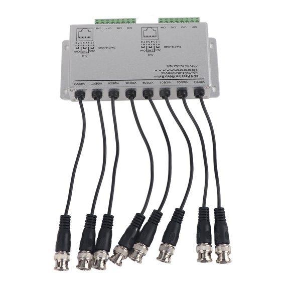 CCTV Video Balun, Passive Video Balun Transceiver, NTSC,PAL,and SECAM Video Formats, For Camera System Video Conferencing