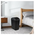 thumbnail image 5 of Plastic Trash Cans 3-Pack, 4.5 Gallon - Kitchen Bathroom Bedroom Office Waste Bins with Lid - Black, White, Grey, 5 of 7