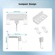 thumbnail image 3 of Wall Mount Storage Bracket Space-Saving Stand with Gamepad and Headphone Holder for 5 Slim, 3 of 5