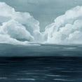 thumbnail image 2 of Popp, Grace 15x15 White Modern Wood Framed Museum Art Print Titled - Moody Seas II, 2 of 4