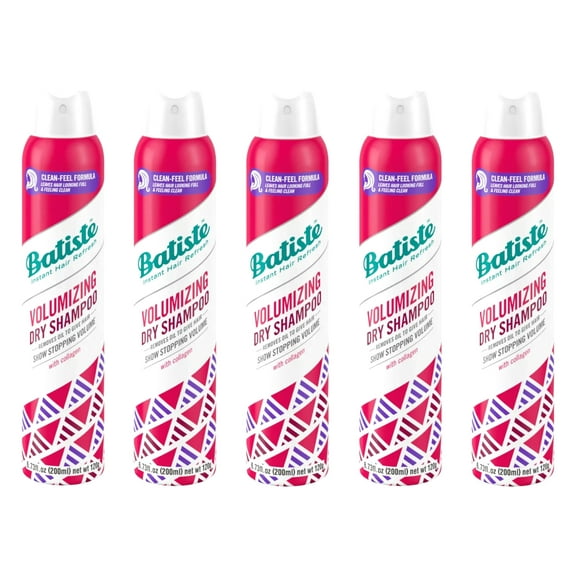 Batiste Volumizing Dry Shampoo with Collagen 6.73 oz Pack of 5