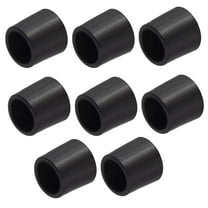 8 Pack Rubber Door Stop Bumper Tips Replacement Covers for Spring Hinge Wall Mounted Door Stoppers Black
