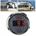 thumbnail image 4 of Battery Meter Battery Monitor Gauge Digital Display Gauge Waterproof Digital Meter Digital Gauge With Alarm 52Mm 2in Battery Digital Gauge Waterproof AntiFog Meter 12V With Smart, 4 of 8