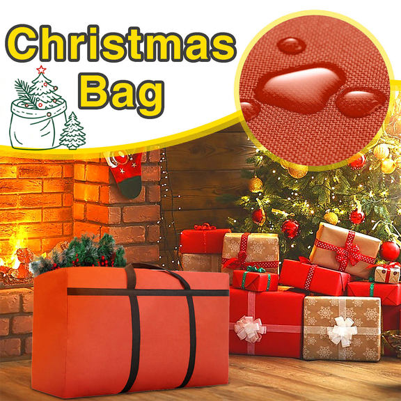 30×19×11 Inches Inches 600D Heavy‑Duty Oxford Christmas Storage Bag, Artificial Christmas Tree Storage Cover, Xmas Decor for Holiday Storage, Large Capacity Holiday Storage for New Year Home Decor