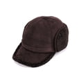 thumbnail image 2 of Deago Men’s Winter Baseball Cap with Ear Flaps Dad Caps Fleece Lined Warm Trooper Trapper Hunting Hat for Cold Weather (Coffee), 2 of 9