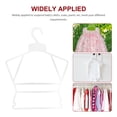thumbnail image 2 of 10pcs Kids Clothes Hangers Baby Clothes Drying Racks Infant Clothes Laundry Hangers, 2 of 6