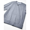 thumbnail image 2 of Under Armour 1302159 Men's Hustle Fleece Crewneck Sweatshirt - Midnight Navy White, 2 of 4