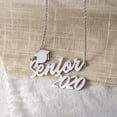 thumbnail image 2 of Custom Name and Date Necklace Personalized Nameplate Customized Jewelry Gift for Women, 2 of 4