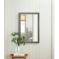 thumbnail image 4 of Frame My Mirror Framed Wall Mirror - Blackened Satin Nickel 36" x 54" Mirror - Ideal for Bathroom, Wall Decor, Bedroom and Livingroom - Moisture Resistant with Safety Backing - Huntington Design, 4 of 8