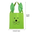 thumbnail image 3 of FYHALE Easter Bunny Ear Gift Bag Linen Tote Handbag 13x8" Reusable Festival Party Packaging Bag for Easter Gifts Candy Decoration, 3 of 6